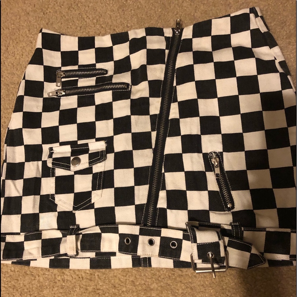 Checkered skirt